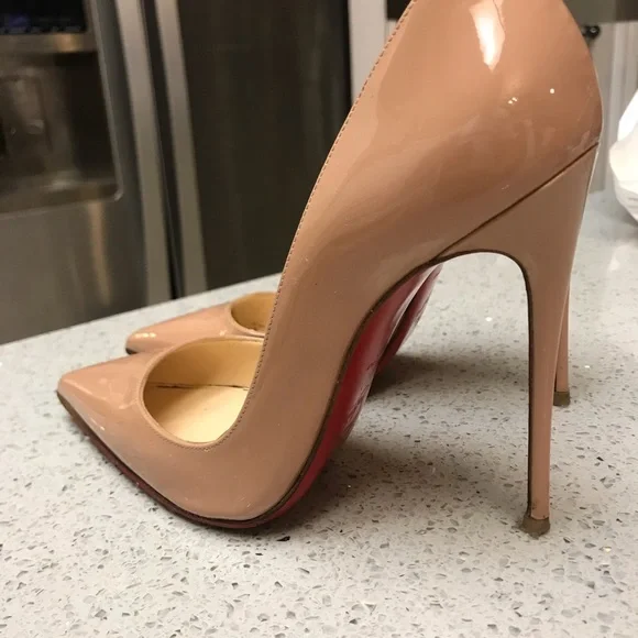 Christian Louboutin Nude Heels - Picture 7 of 14